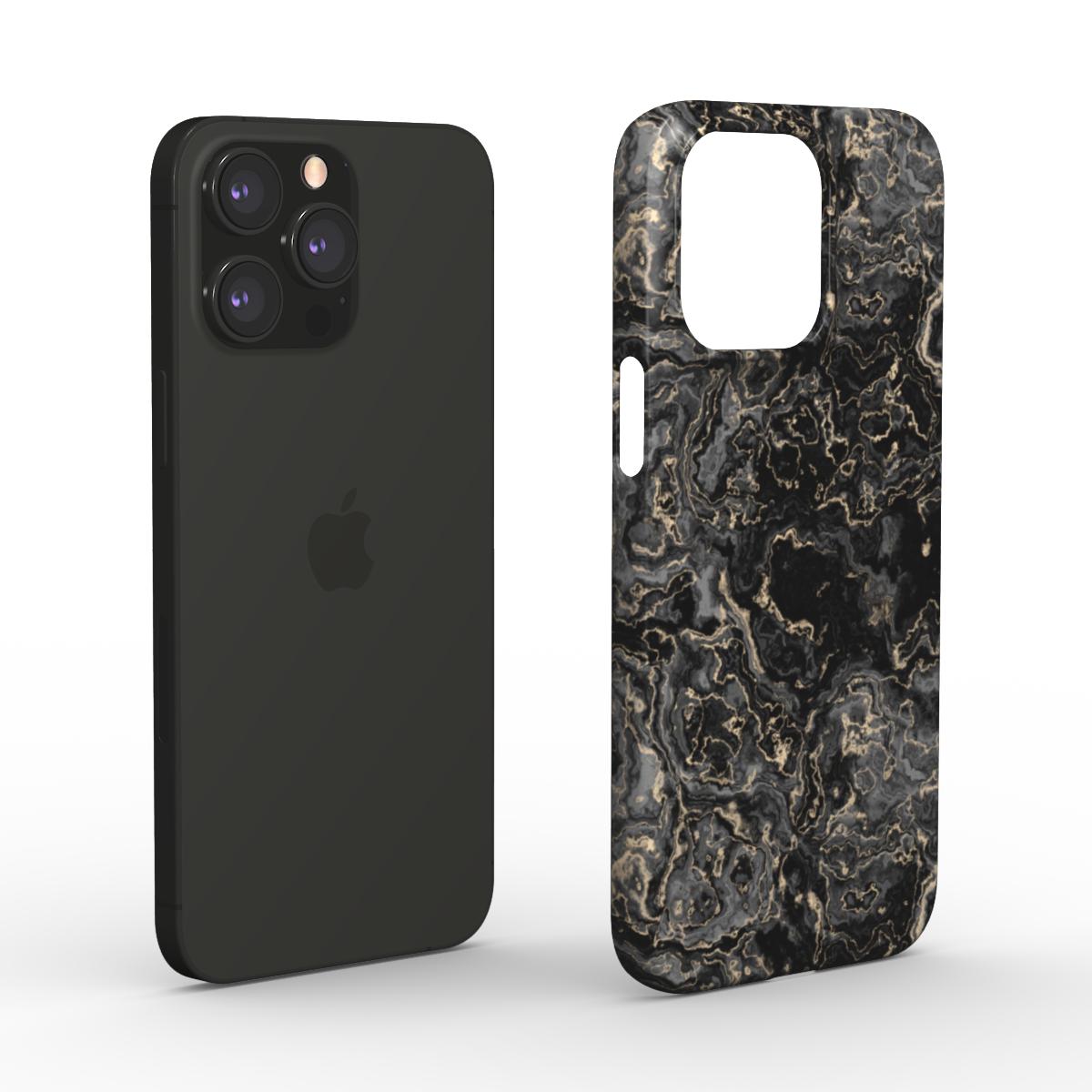 Obsidian Marble - Slim Case