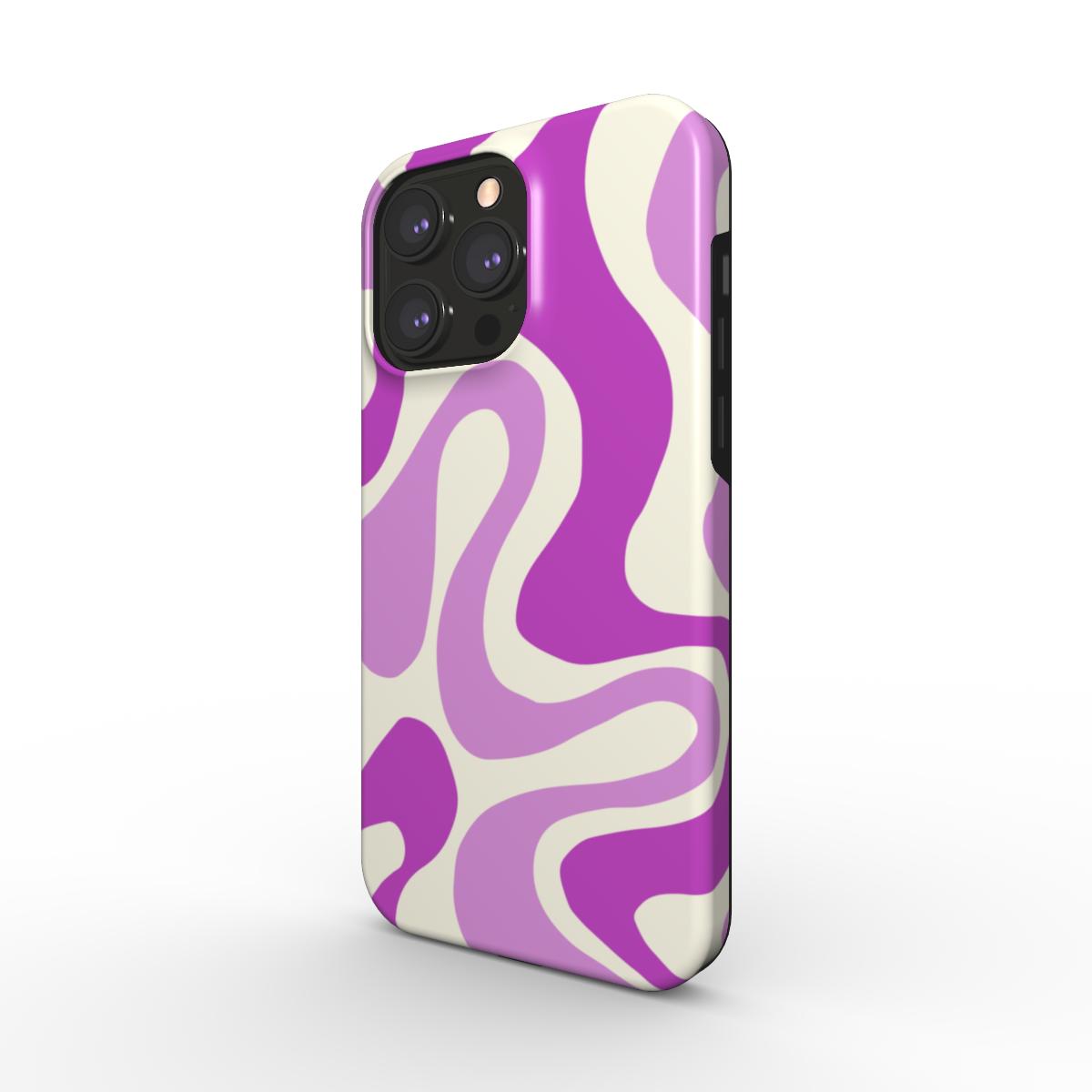 Violet Swirl - Tough Case (MagSafe)