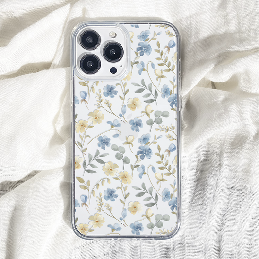 Blue Wildflower Shockproof Case