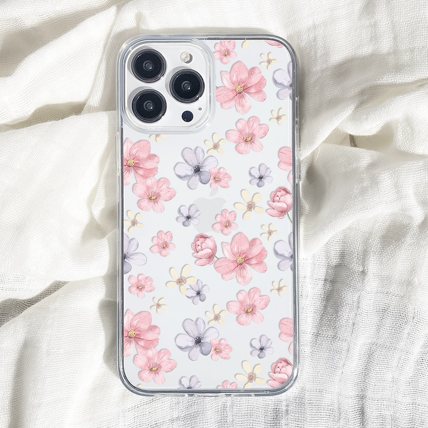 Pink Wildflower Shockproof Case