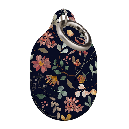 Blue Wildflower AirTag Case